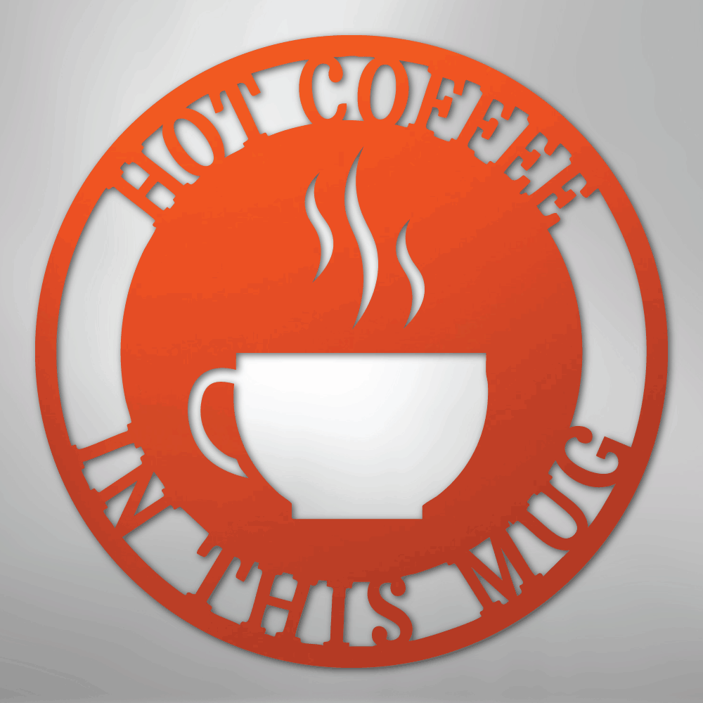 Coffee Haze Personalized Steel Metal Sign Wall ArtCustomly Gifts