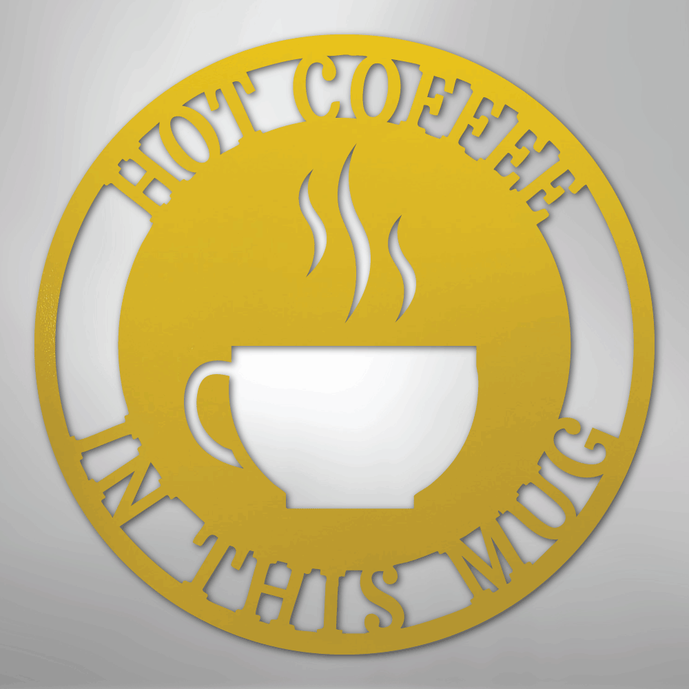 Coffee Haze Personalized Steel Metal Sign Wall ArtCustomly Gifts