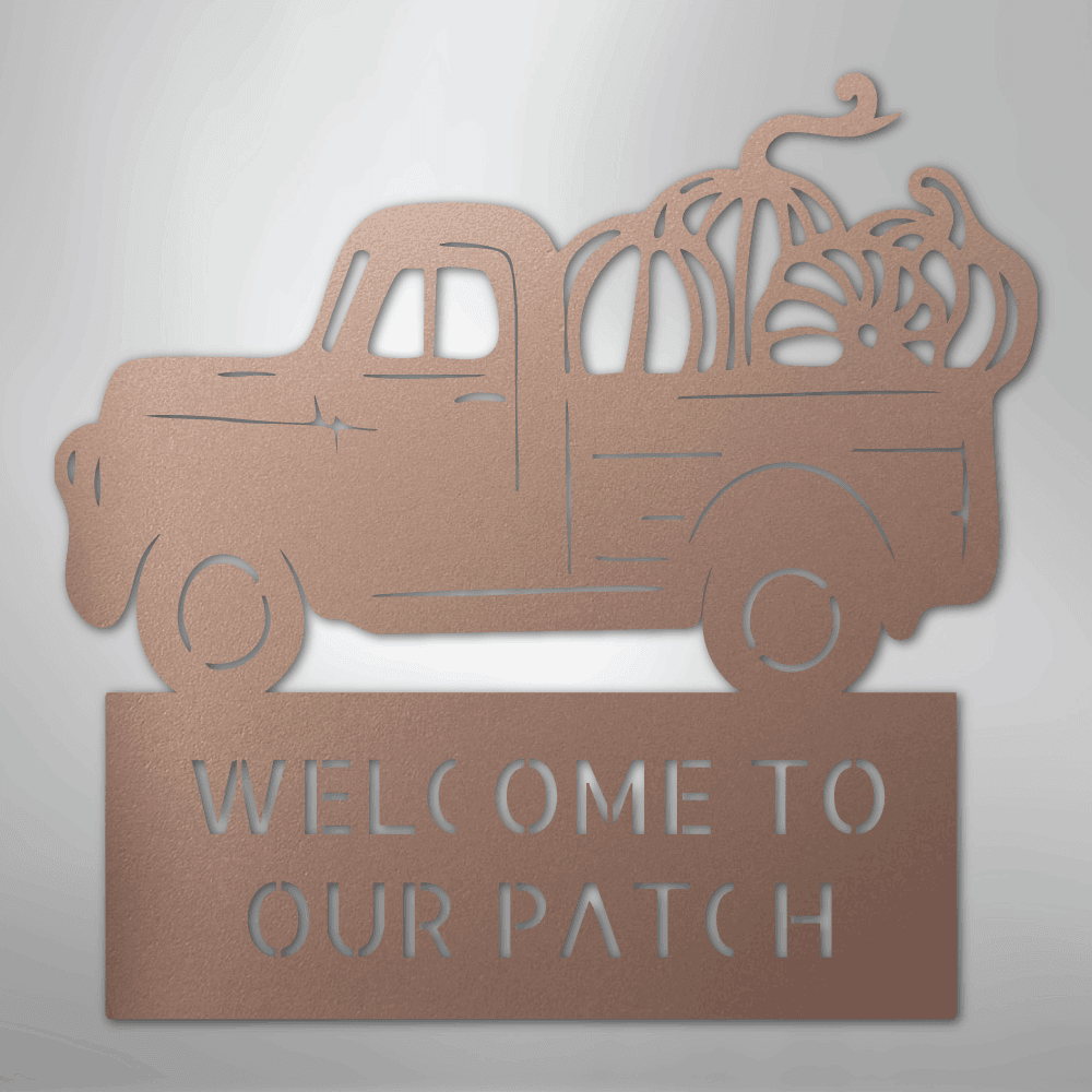 Country Truck Personalized Steel Metal Sign Wall ArtCustomly Gifts