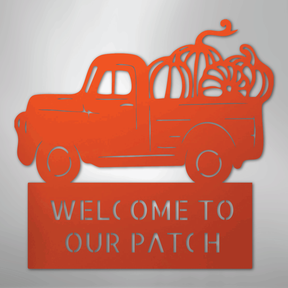 Country Truck Personalized Steel Metal Sign Wall ArtCustomly Gifts