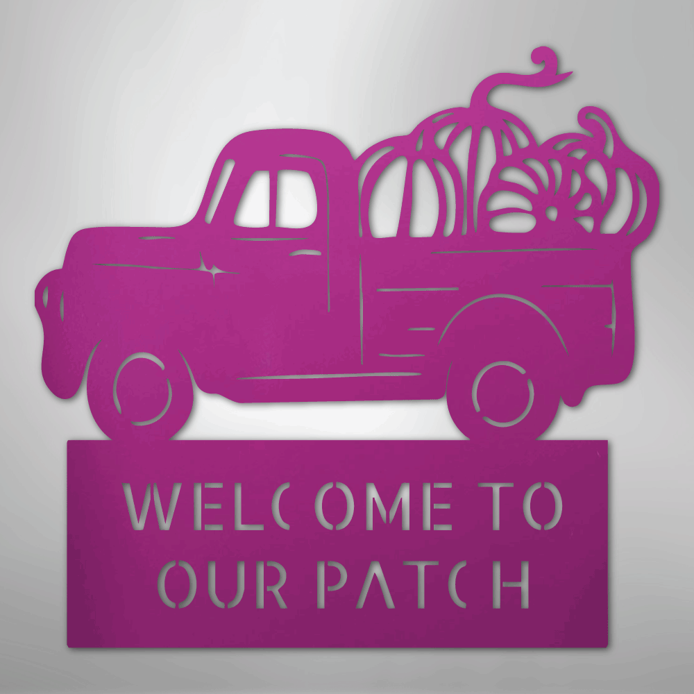 Country Truck Personalized Steel Metal Sign Wall ArtCustomly Gifts