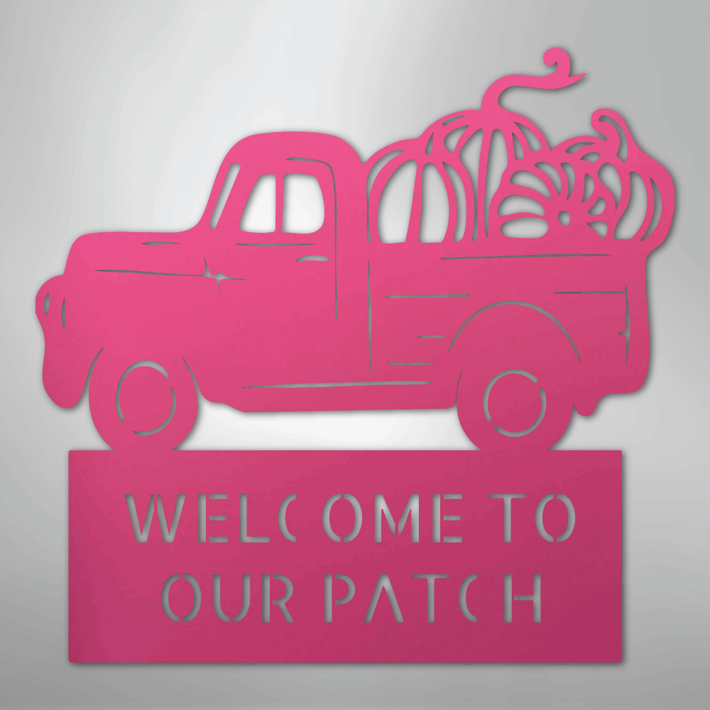 Country Truck Personalized Steel Metal Sign Wall ArtCustomly Gifts