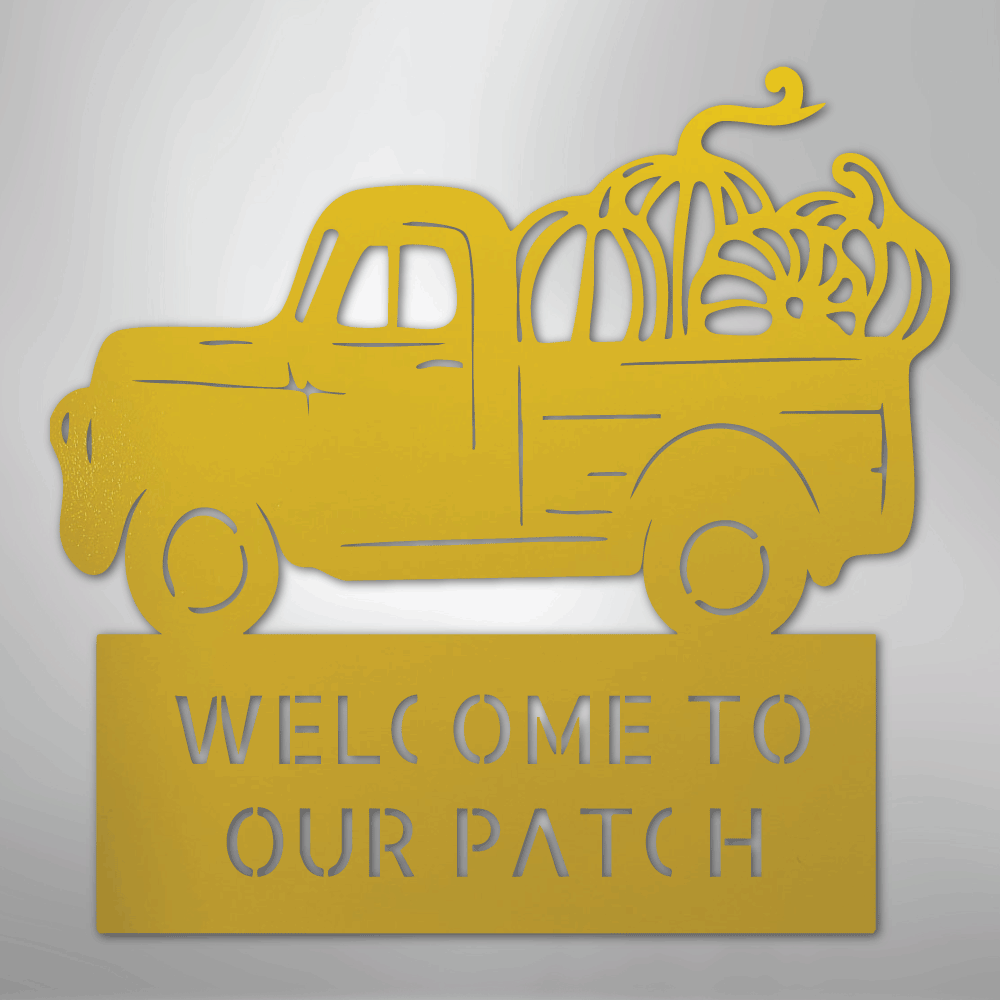 Country Truck Personalized Steel Metal Sign Wall ArtCustomly Gifts