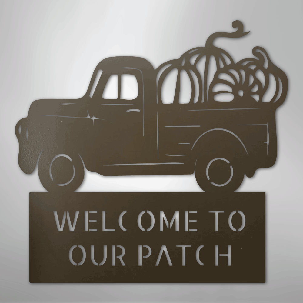 Country Truck Personalized Steel Metal Sign Wall ArtCustomly Gifts