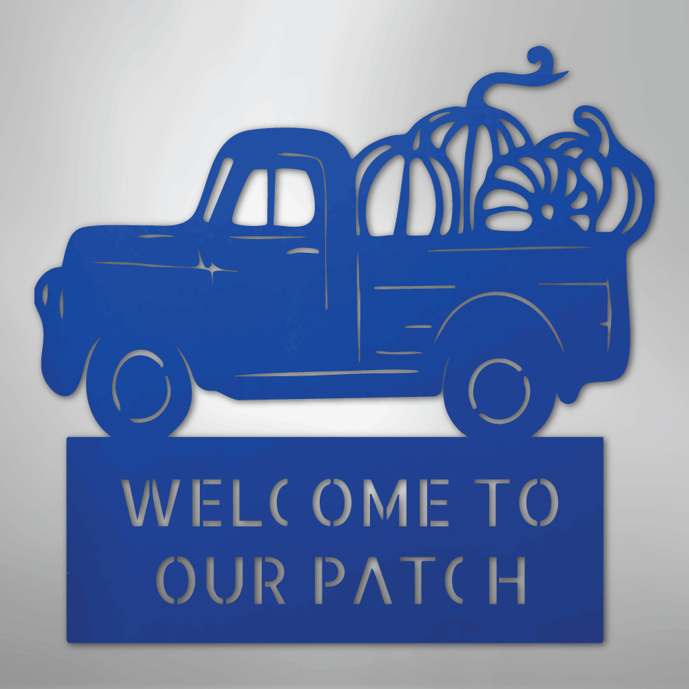 Country Truck Personalized Steel Metal Sign Wall ArtCustomly Gifts