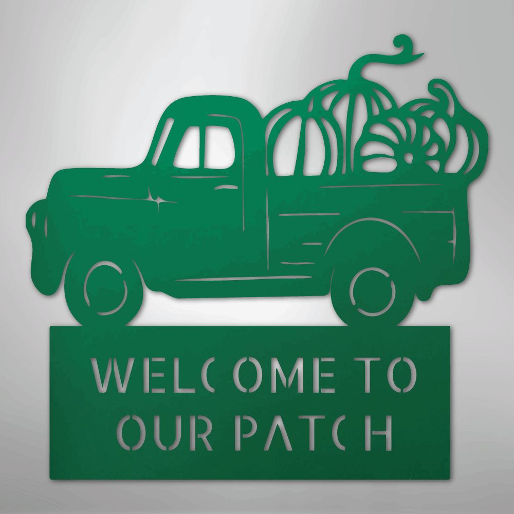 Country Truck Personalized Steel Metal Sign Wall ArtCustomly Gifts