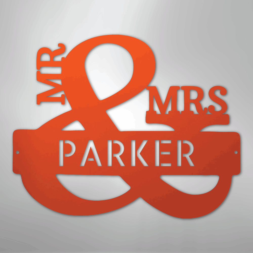 Couples Personalized - Steel Metal Sign Wall ArtCustomly Gifts
