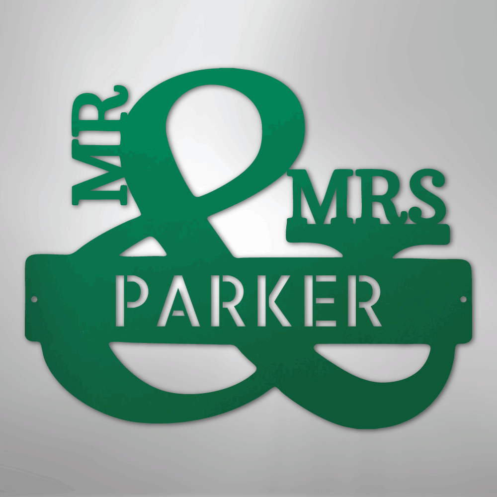 Couples Personalized - Steel Metal Sign Wall ArtCustomly Gifts