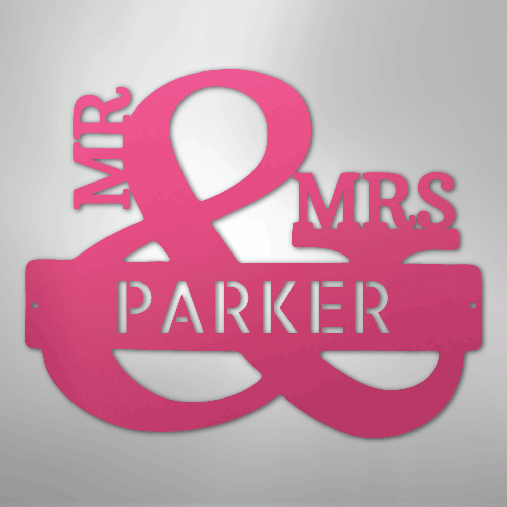 Couples Personalized - Steel Metal Sign Wall ArtCustomly Gifts