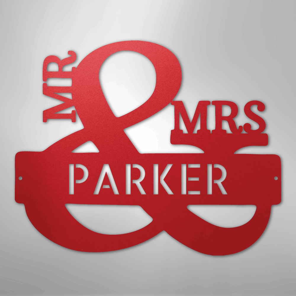 Couples Personalized - Steel Metal Sign Wall ArtCustomly Gifts