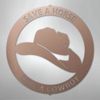 Cowboy Hat Monogram Personalized Steel Metal Sign Wall ArtCustomly Gifts