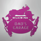 Cruiser Mechanic Personalized Steel Metal Sign Wall ArtCustomly Gifts