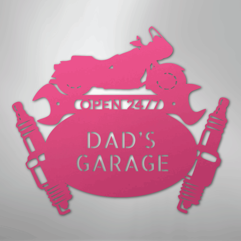 Cruiser Mechanic Personalized Steel Metal Sign Wall ArtCustomly Gifts