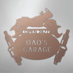 Cruiser Mechanic Personalized Steel Metal Sign Wall ArtCustomly Gifts