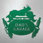 Cruiser Mechanic Personalized Steel Metal Sign Wall ArtCustomly Gifts