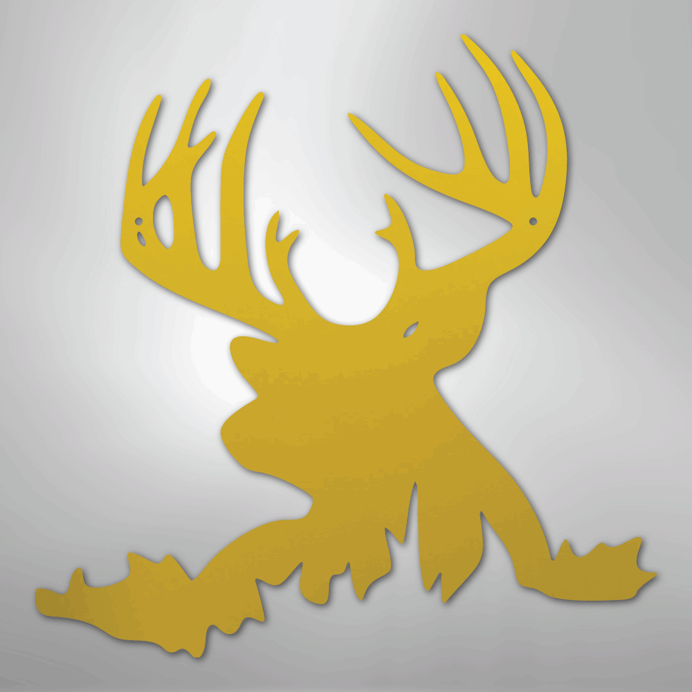 Deer Head - Steel Metal Sign Wall ArtCustomly Gifts