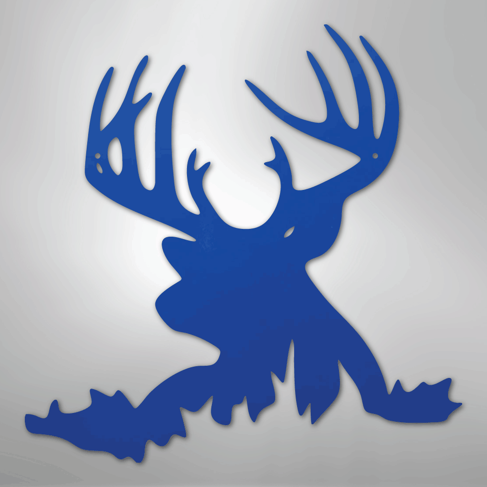 Deer Head - Steel Metal Sign Wall ArtCustomly Gifts