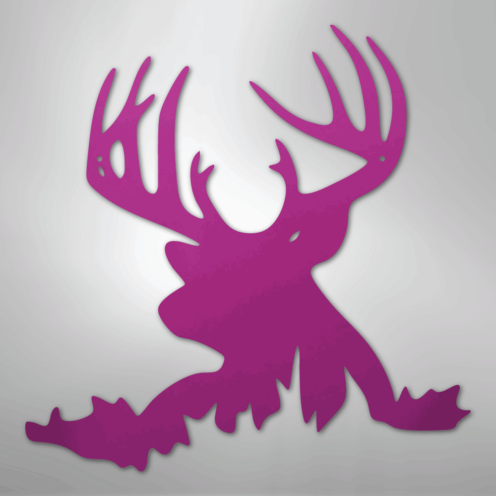 Deer Head - Steel Metal Sign Wall ArtCustomly Gifts