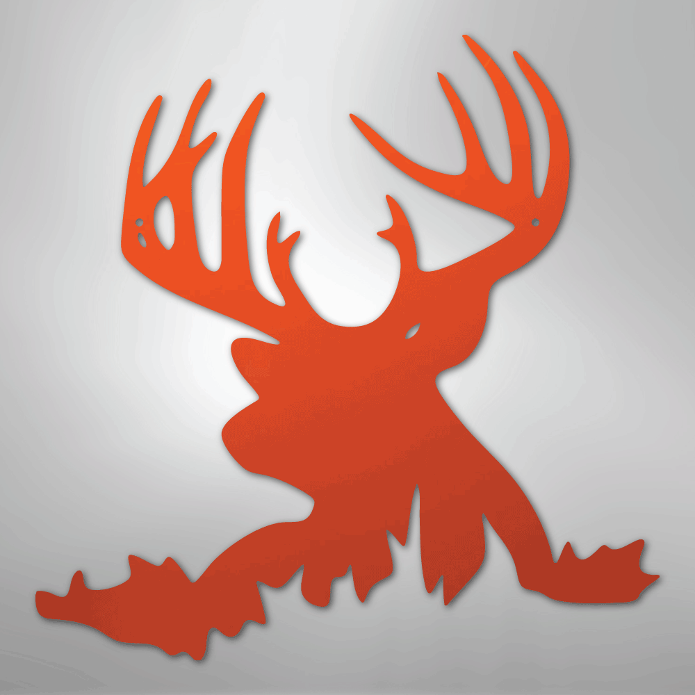 Deer Head - Steel Metal Sign Wall ArtCustomly Gifts