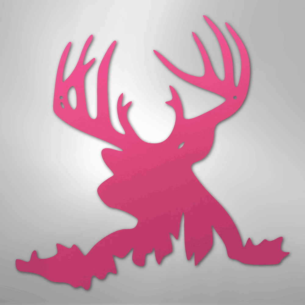 Deer Head - Steel Metal Sign Wall ArtCustomly Gifts