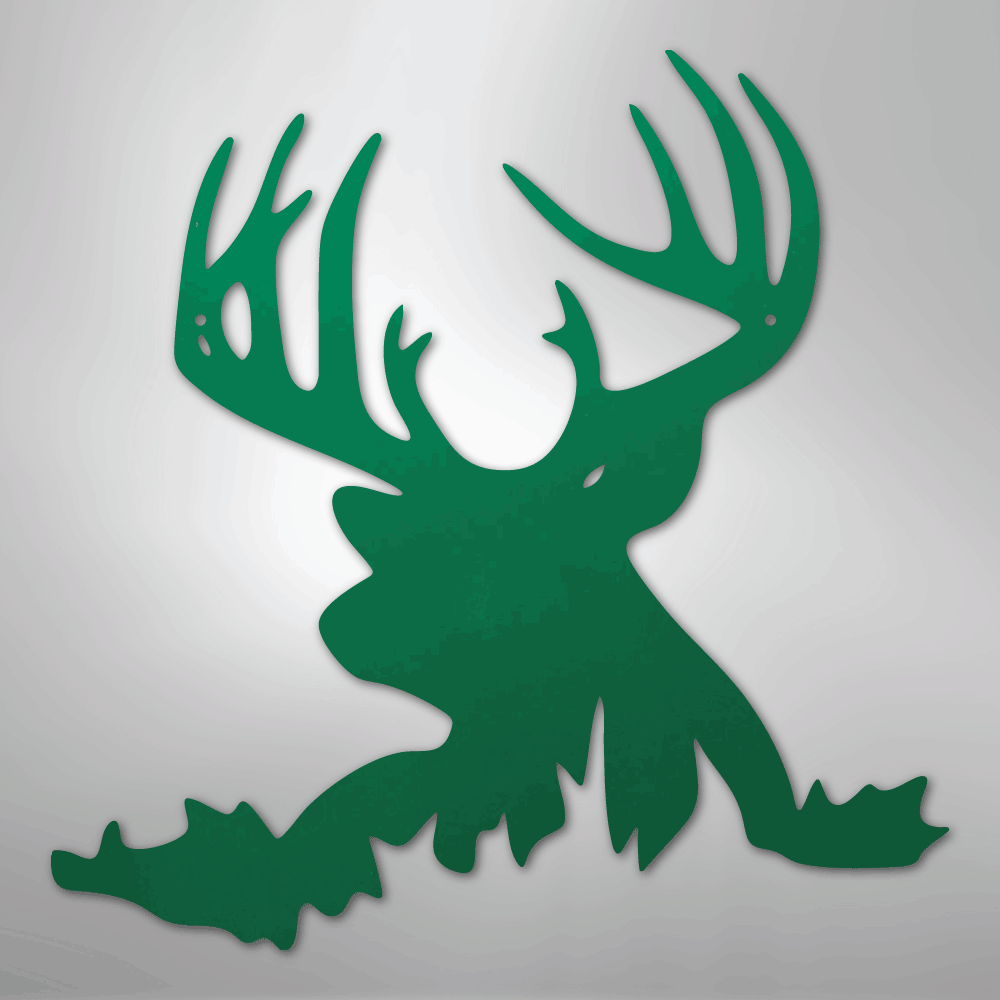 Deer Head - Steel Metal Sign Wall ArtCustomly Gifts