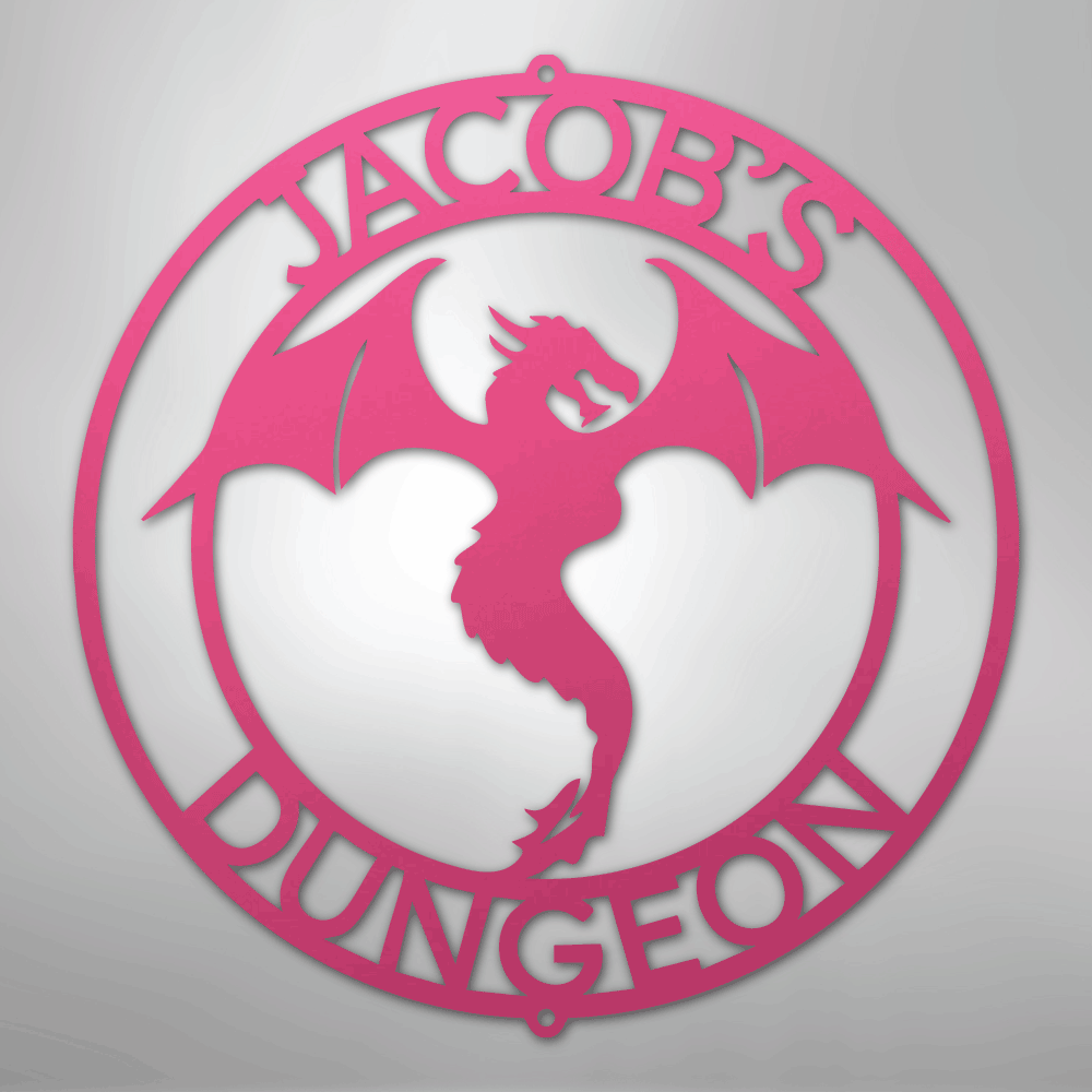 Dragon Ring Personalized Steel Metal Sign Wall ArtCustomly Gifts
