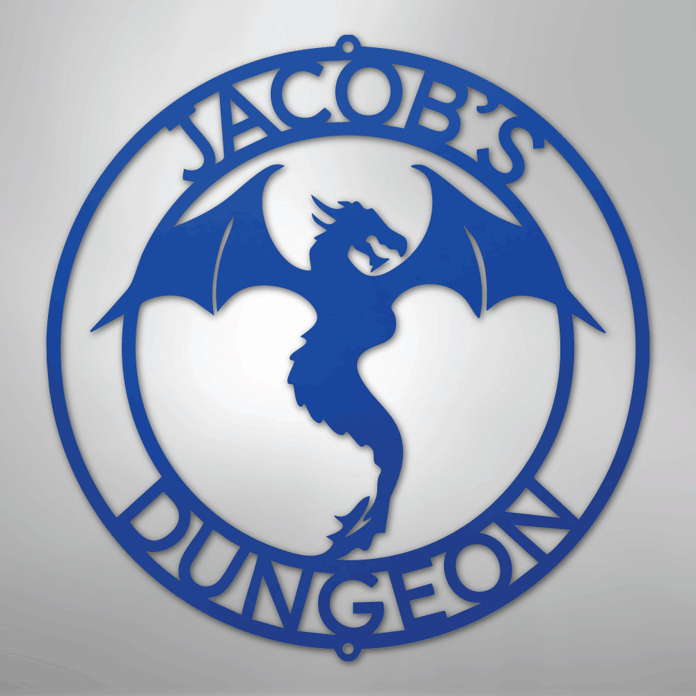 Dragon Ring Personalized Steel Metal Sign Wall ArtCustomly Gifts
