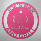 Drink Local Personalized Steel Metal Sign Wall ArtCustomly Gifts