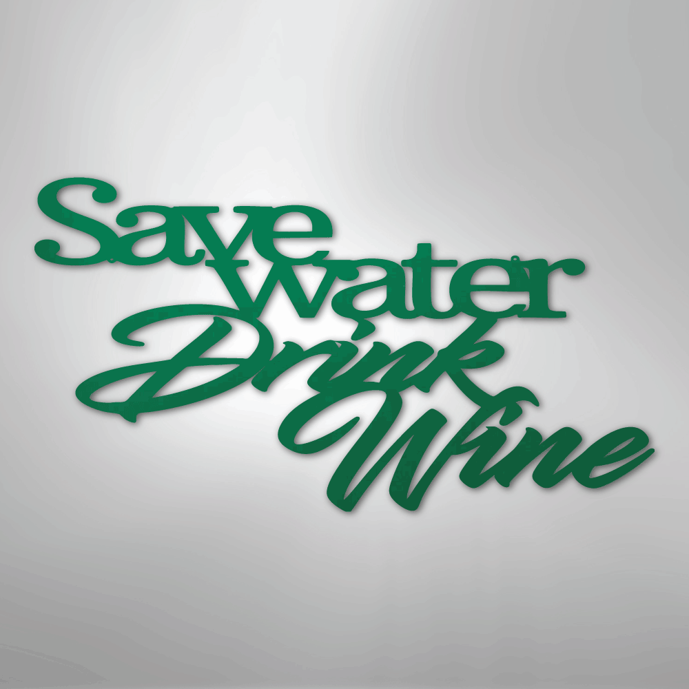 Drink Wine Funny Quote Steel Metal Sign Wall ArtCustomly Gifts