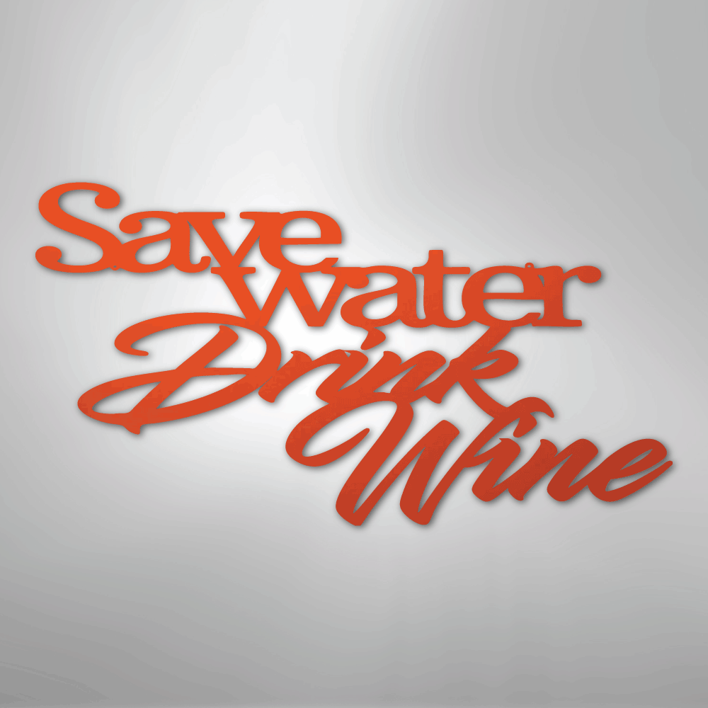 Drink Wine Funny Quote Steel Metal Sign Wall ArtCustomly Gifts