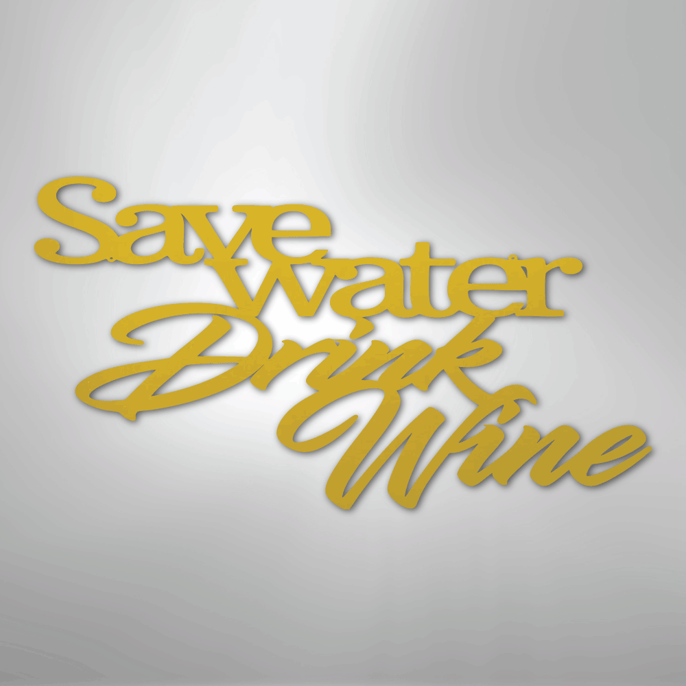 Drink Wine Funny Quote Steel Metal Sign Wall ArtCustomly Gifts