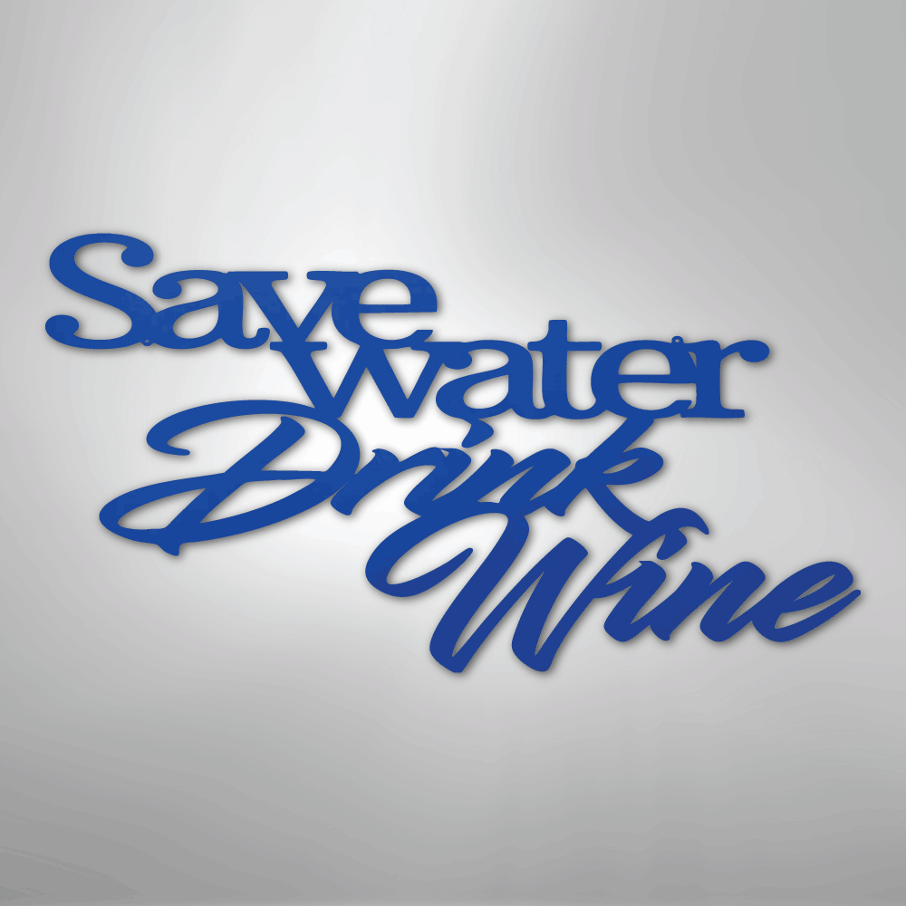 Drink Wine Funny Quote Steel Metal Sign Wall ArtCustomly Gifts