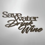 Drink Wine Funny Quote Steel Metal Sign Wall ArtCustomly Gifts