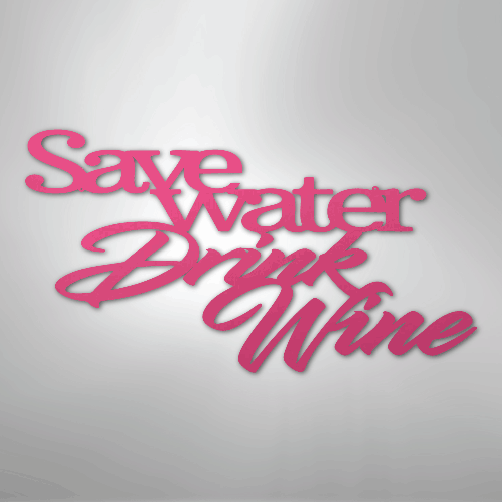Drink Wine Funny Quote Steel Metal Sign Wall ArtCustomly Gifts
