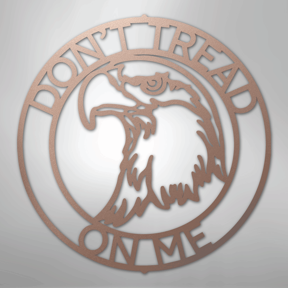 Eagle Head Ring Personalized Steel Metal Sign Wall ArtCustomly Gifts