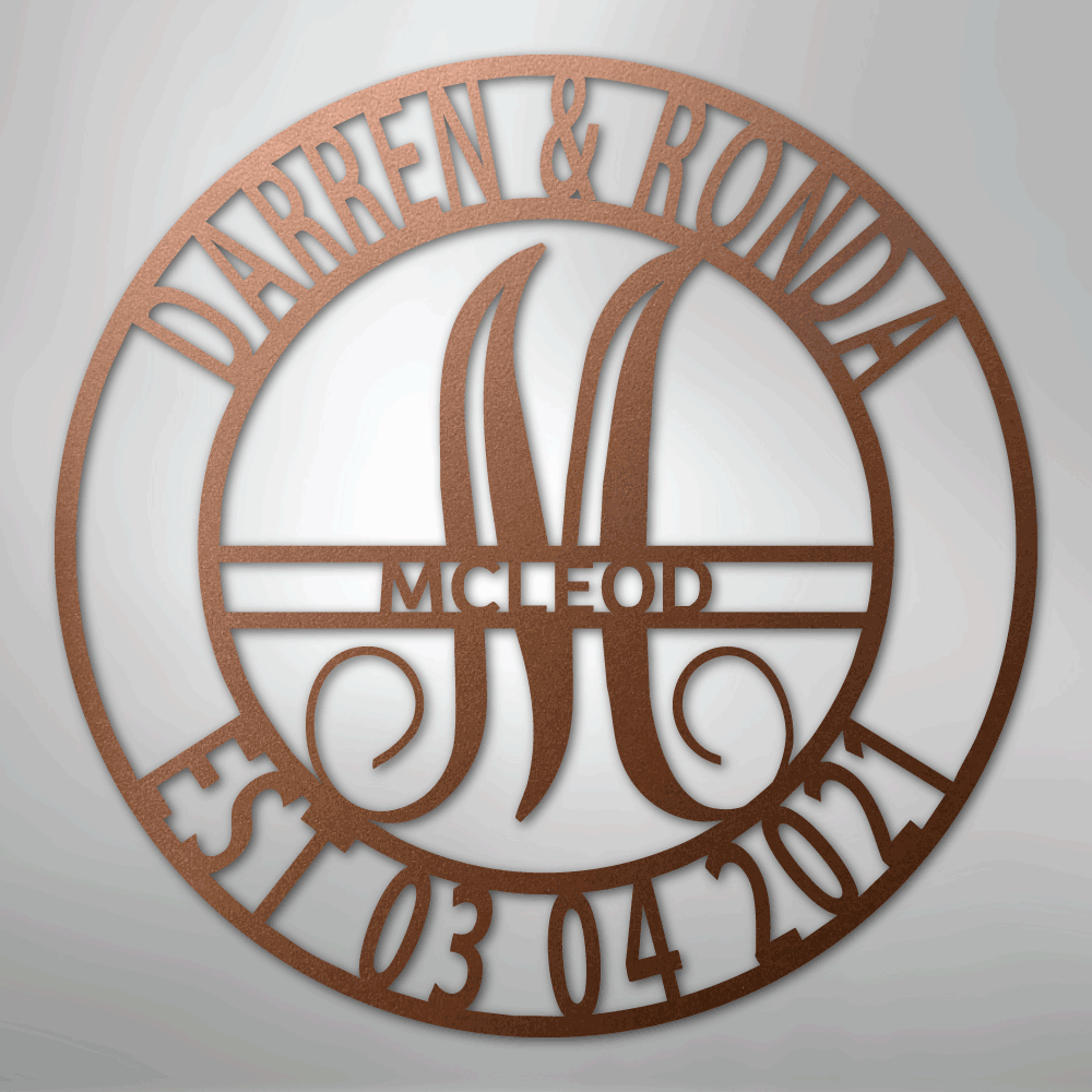 Elaborate Name - Steel SignCustomly Gifts