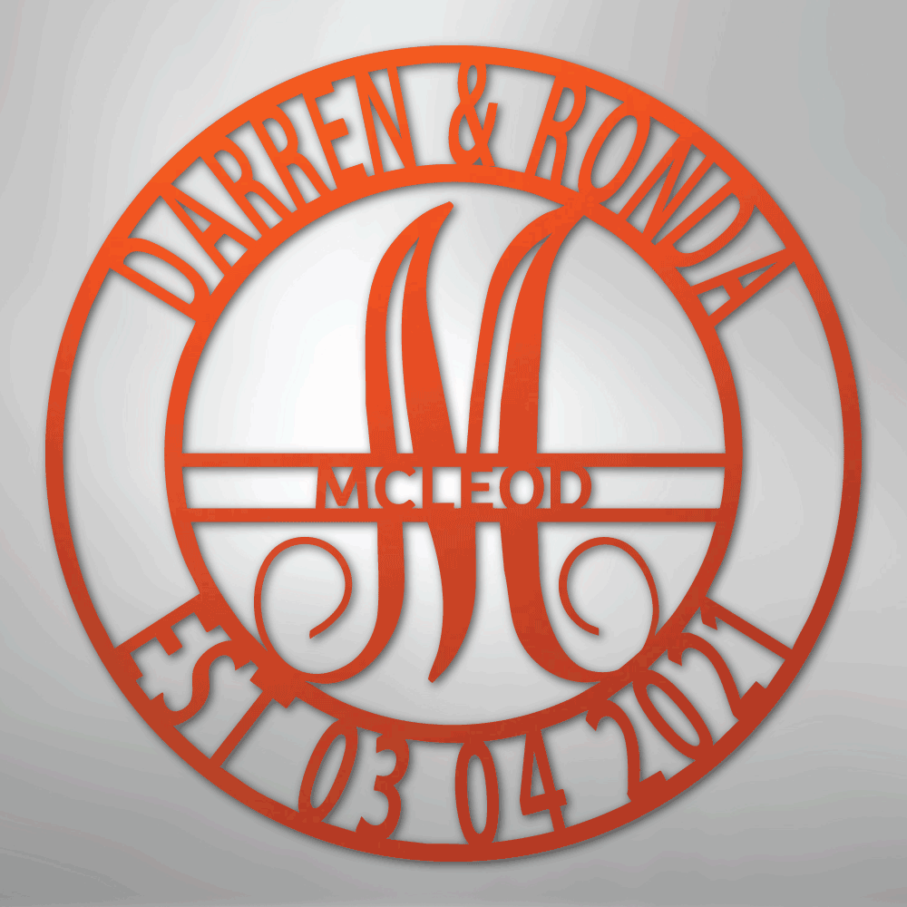 Elaborate Name - Steel SignCustomly Gifts