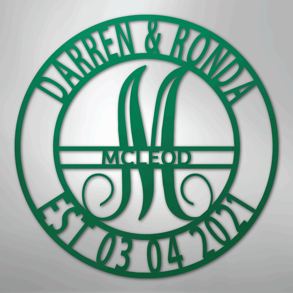 Elaborate Name - Steel SignCustomly Gifts