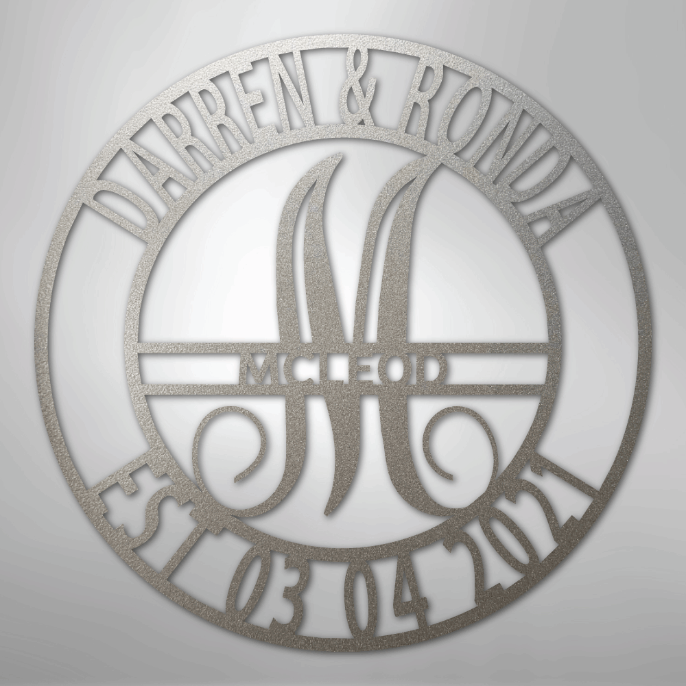 Elaborate Name - Steel SignCustomly Gifts