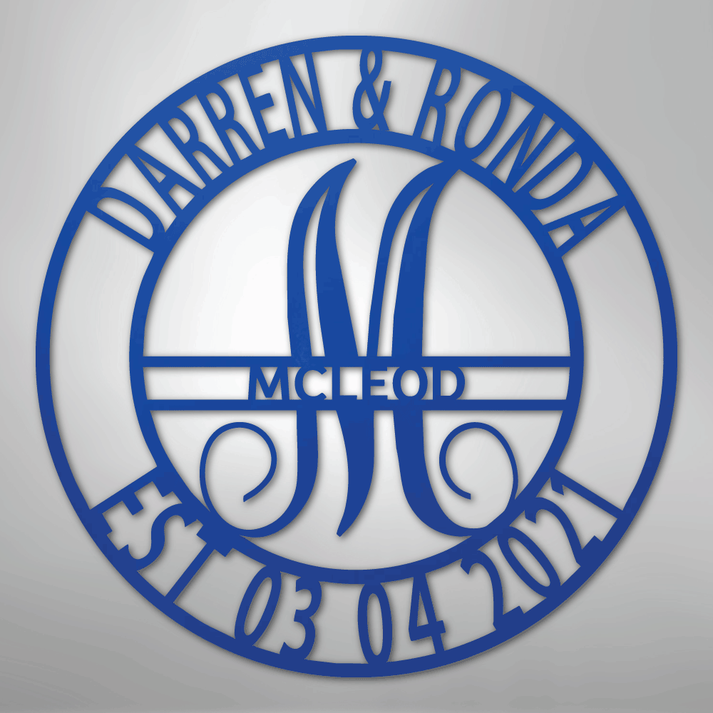 Elaborate Name - Steel SignCustomly Gifts