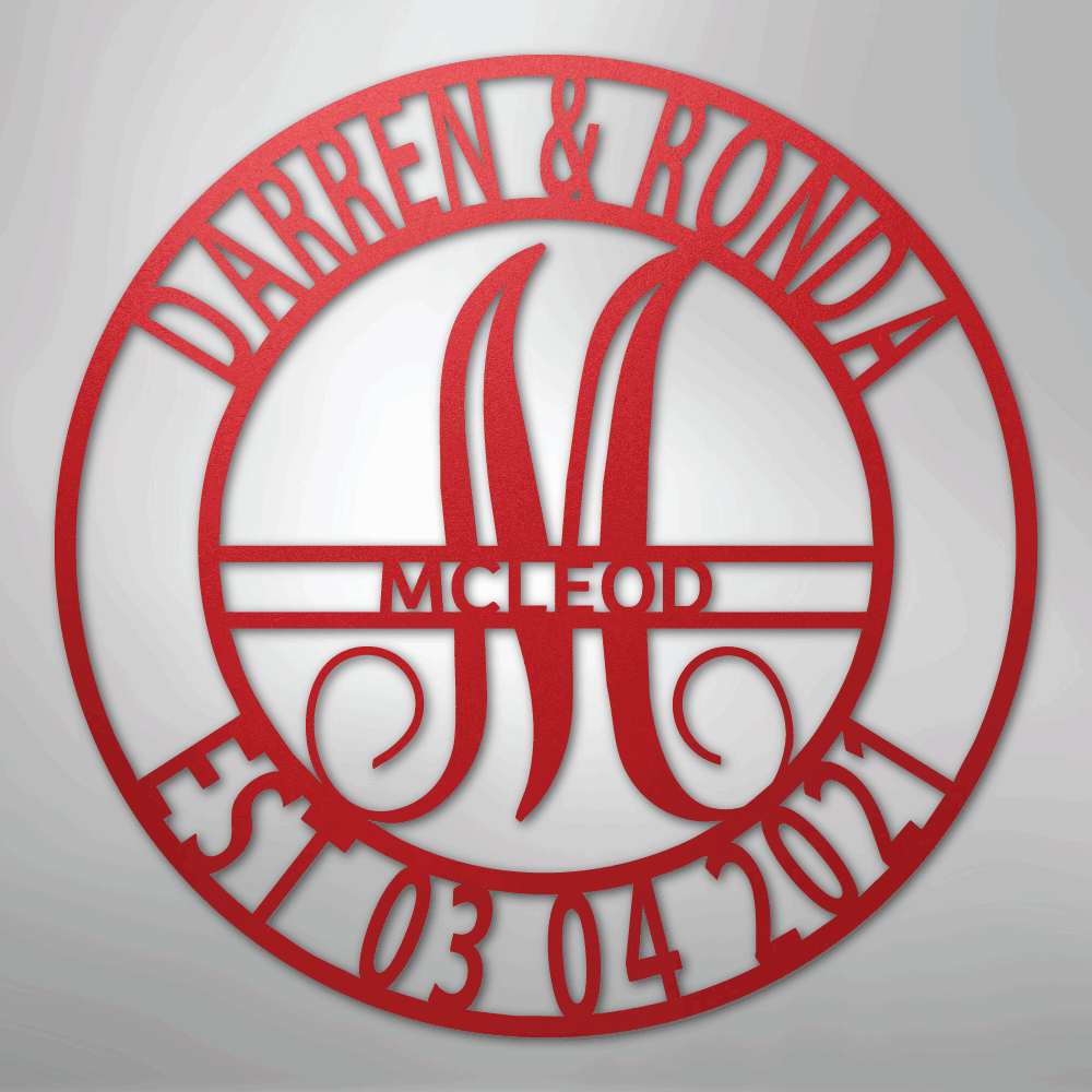 Elaborate Name - Steel SignCustomly Gifts