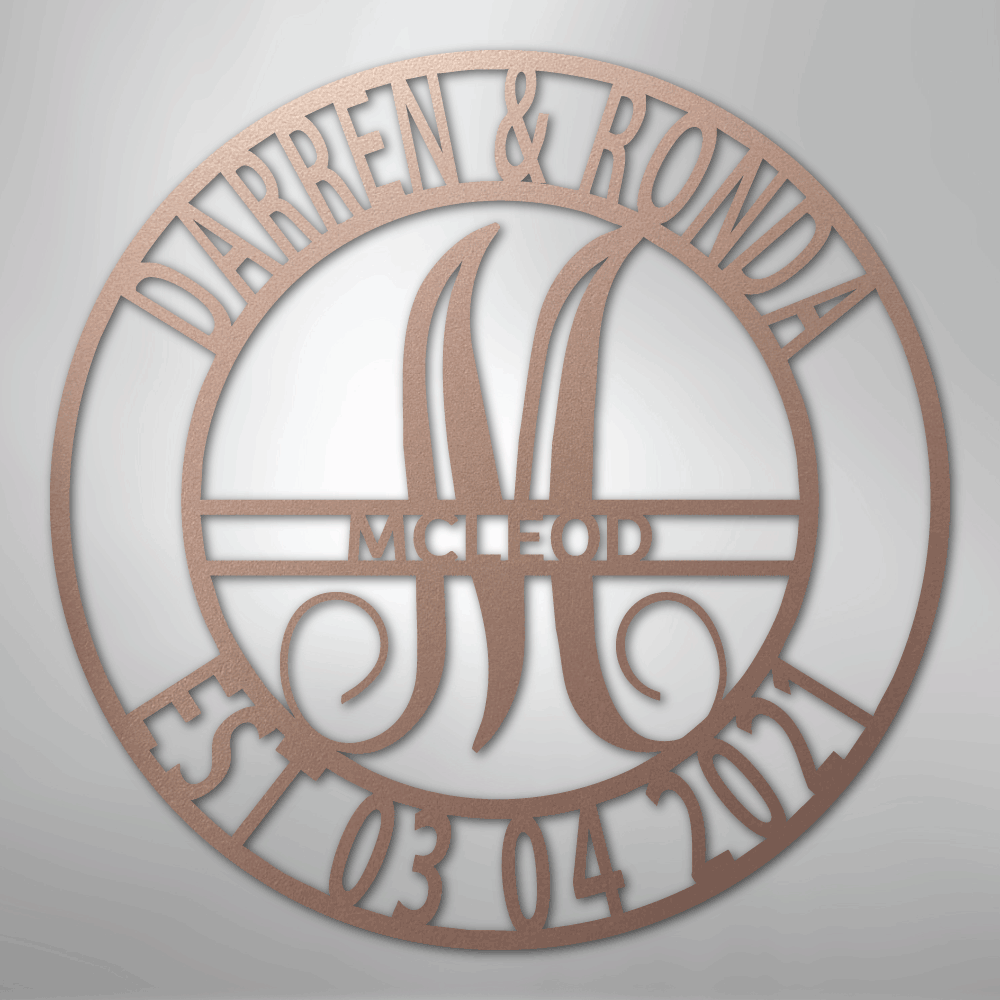 Elaborate Name - Steel SignCustomly Gifts