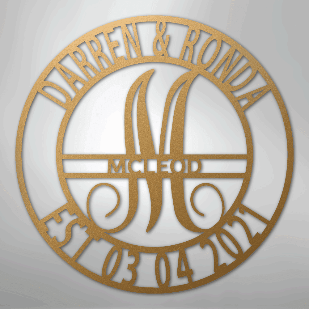 Elaborate Name - Steel SignCustomly Gifts