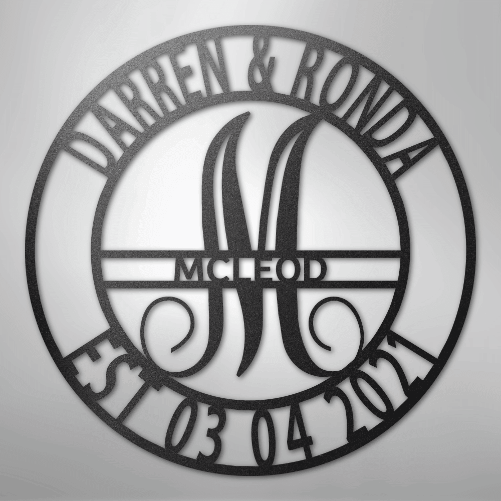 Elaborate Name - Steel SignCustomly Gifts