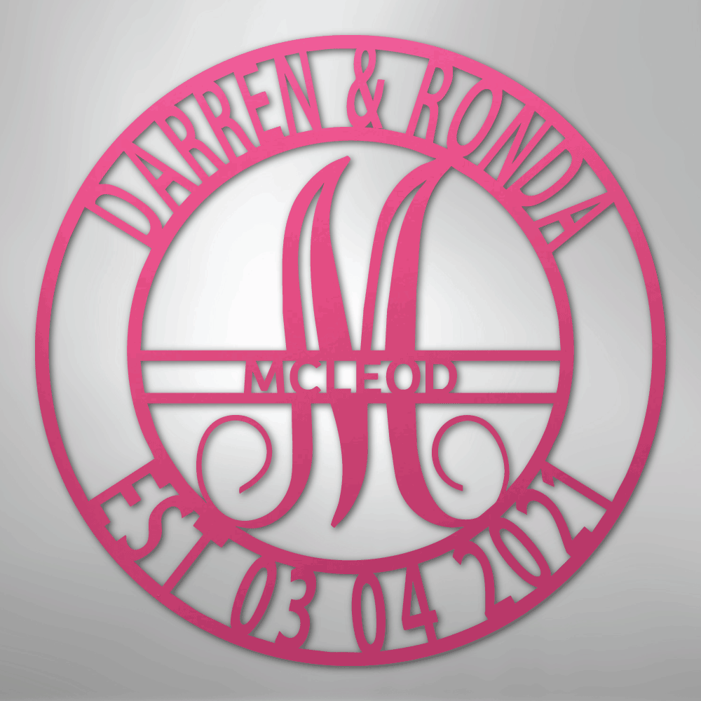 Elaborate Name - Steel SignCustomly Gifts