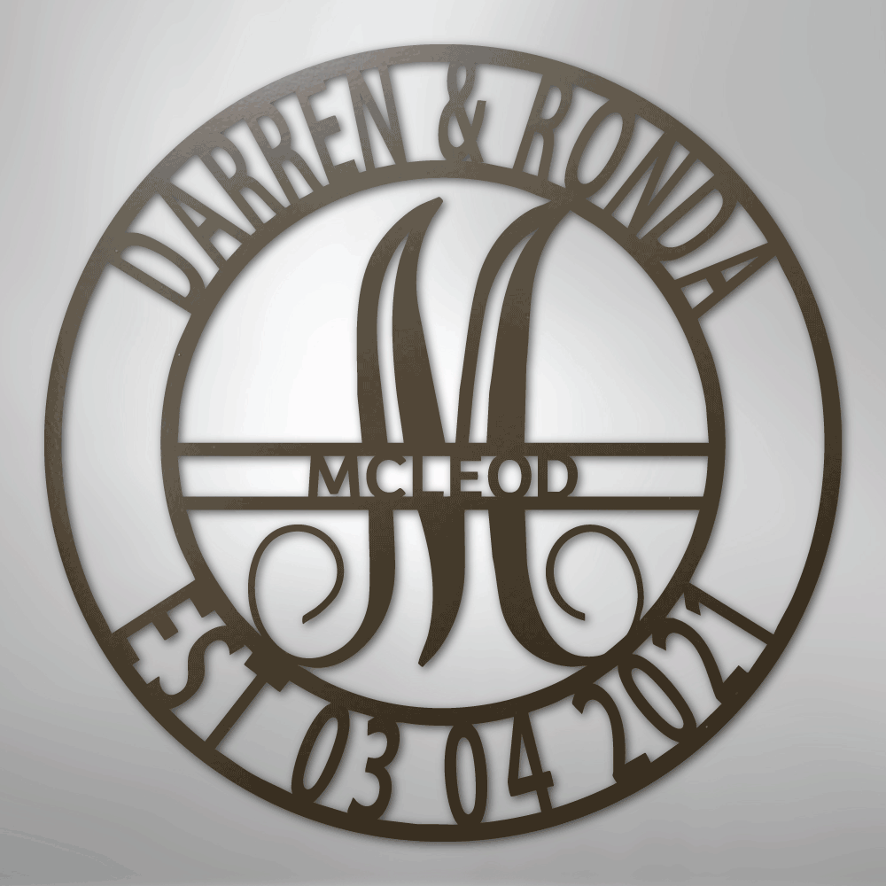 Elaborate Name - Steel SignCustomly Gifts