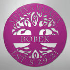 Elaborate Tree Of Life Personalized Steel Metal Sign Wall ArtCustomly Gifts