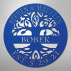 Elaborate Tree Of Life Personalized Steel Metal Sign Wall ArtCustomly Gifts
