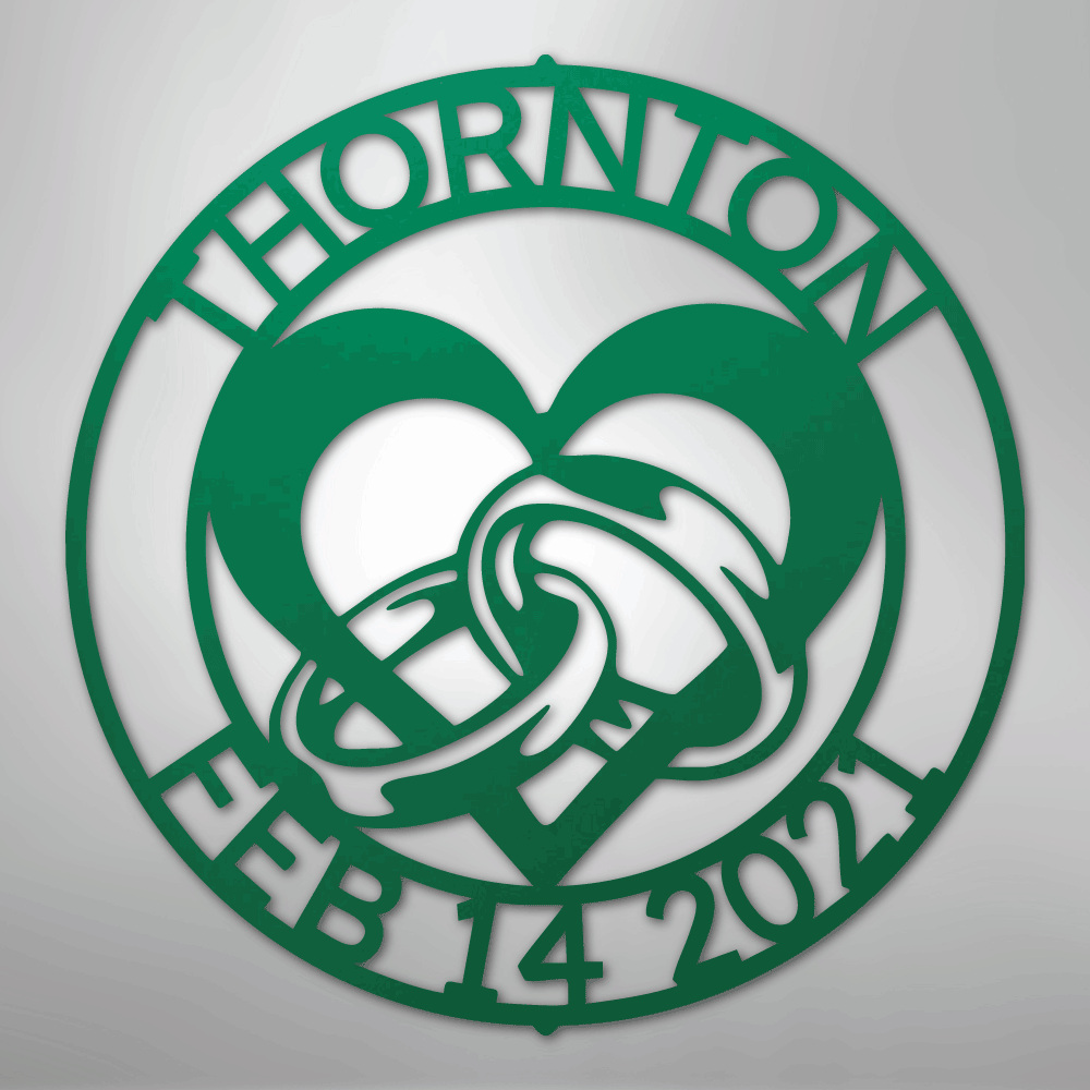 Engagement Marriage Personalized Steel Metal Sign Wall ArtCustomly Gifts