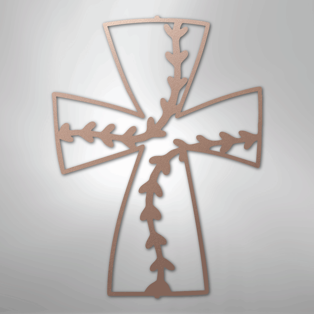 Faith In Baseball Cross Steel Metal Wall ArtCustomly Gifts